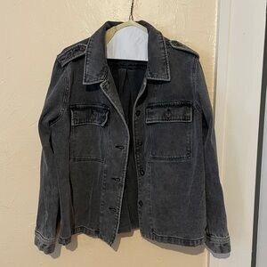 Women's Black Denim Jacket